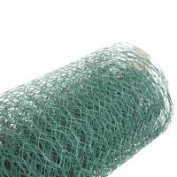 TOPTRADE rabbit mesh,plastic-coated, green, 20 / 0,9 mm, 1000 mm / 25m (6)