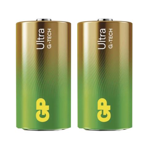 batteries GP Ultra Alkaline, LR14,mono C,blister 2 pcs, 1,5 V (1)