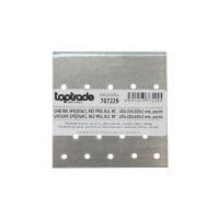 TOPTRADE connecting angle, without recess, 90°, 100 x 100 x 100 x 2 mm, galvanized