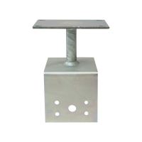 TOPTRADE anchor foot for screws, 140 x 90 mm, galvanized (4)