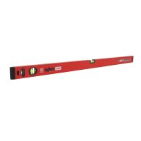 TOPTRADE spirit level Reflex #RED, 2 vials, 1000 mm (3)