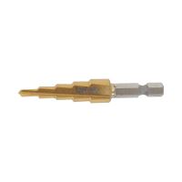 TOPTRADE step drill, HSS, for metal,  4 - 12mm, 5 steps (3)