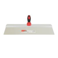 TOPTRADE stainless steel scraper, round edges, dural frame, 500 mm (2)