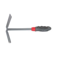 TOPTRADE flat hoe - trident, PP handle, length 29 cm (3)