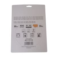 TOPTRADE saw blade, for wood, SK blades, 24 teeth, 190 x 2.4 x 30/20 mm (2)