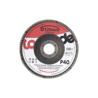grinding wheel, lamellar, gran. 40, 125 x 22,2 x 2 mm, standard