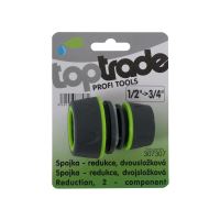 TOPTRADE connector - reduction, two-component, 1/2" x 3/4" (1)