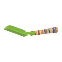 TOPTRADE children garden tool 3pcs/set, shovel, spade, rake, green metal head, 3 pcs (17)