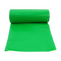 TOPTRADE recycling waste bag, green, package 8 pcs, 40 µm, 120 l