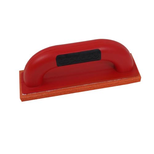 TOPTRADE ABS trowel, fine sponge, slatted, PROFESSIONAL, 220 x 65 x 12 mm