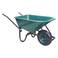 garden wheelbarrow, plastic tray 125 L, air wheel