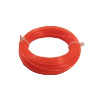 trimmer string, plastic, cross cut: rounded, 1,3mmx15m