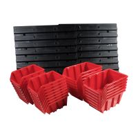 ecobox,plastic, 28 boxes/set, 2 panels, 800 x 195 x 400 mm