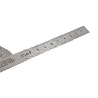 TOPTRADE arc protractor, stainless steel, 90 x 150 mm (4)