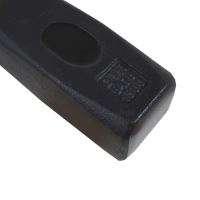TOPTRADE double-sided hammer mallet, wooden handle, 1500 g (6)
