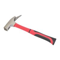 roofing hammer ,fiberglass shaft and rubberized  handle,600g