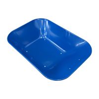 TOPTRADE spare tray, blue, with holes, 60 l