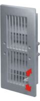 ventilation grid,plastic,white,square,jalousie,217x140/190x110mm,outlet 175x95mm xxx