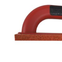 TOPTRADE ABS trowel, fine sponge, slatted, PROFESSIONAL, 220 x 65 x 12 mm (4)
