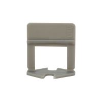 TOPTRADE leveling clip, retaining clip, thickness 2 mm, leveling height 3 - 12 mm / 600 pc (2)