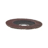 TOPTRADE grinding wheel, lamellar, gran. 40, 125 x 22,2 x 2 mm, standard (2)