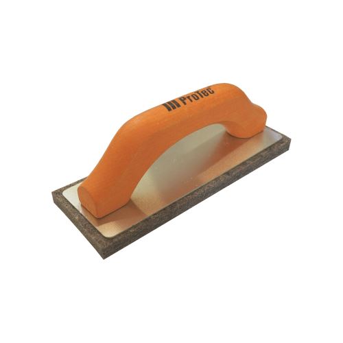 ProTec trowel, brown felt, 200 x 70 x 10 mm