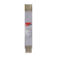 TOPTRADE folding meter,wood,white ,2 m,certificate