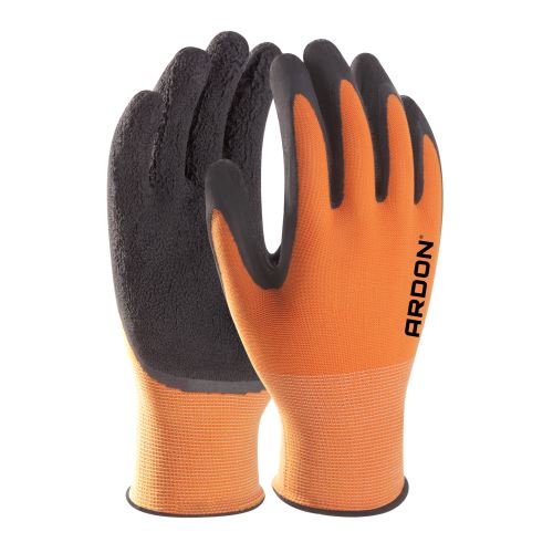 gloves PETRAX, with blister, with latex palm with knit, size 9