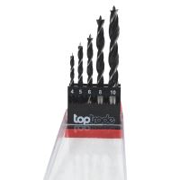 TOPTRADE drill standard, for wood, 5 pcs/set