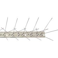 TOPTRADE spike bird barrier, stainless steel, 48 spikes, 50 cm (2)