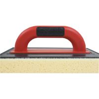 TOPTRADE ABS trowel, sea sponge, cut, extra, PROFESSIONAL, 280 x 140 x 30 mm (5)