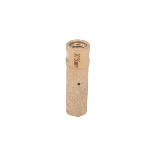 TOPTRADE grinding crown, diamond, M14, O 20 mm, length 5 cm