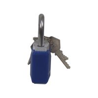 TOPTRADE padlock, blue, 5 keys, 40 mm (4)