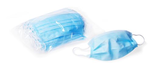 Hygienic drape,
three-layer,  for mouth and nose / 50 pcs