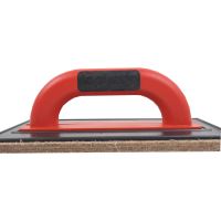 TOPTRADE trowel ABS, felt brown, PROFESSIONAL, 250 x 130 x 10 mm (6)