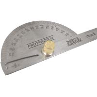 TOPTRADE arc protractor, stainless steel, 90 x 150 mm (5)