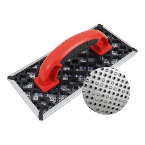 TOPTRADE grater on polystyrene, PROFESSIONAL, on perforated plastic ,270 x 130 mm