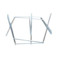 TOPTRADE saw horse, galvanized, max load capacity 150kg, for wood cutting (4)