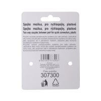 TOPTRADE coupling, intermediate piece, 2 outlets, 1/2" (1)