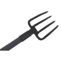 TOPTRADE digging fork, metal handle, welded, shaped profile, length 1200 mm, Profi (5)