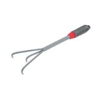 TOPTRADE metal claw - weeder, PP handle, length 39,5 cm