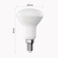 LED bulb Premium, warm white,6 W (42 W), socket E14, WW (5)
