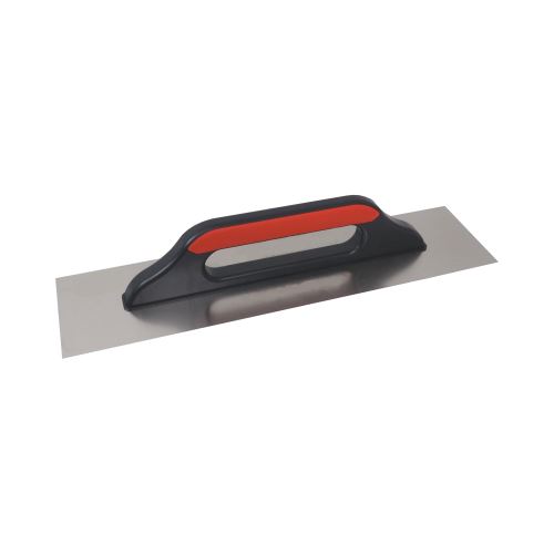 TOPTRADE stainless steel trowel, PROFESSIONAL, smooth, 500 x 130 mm