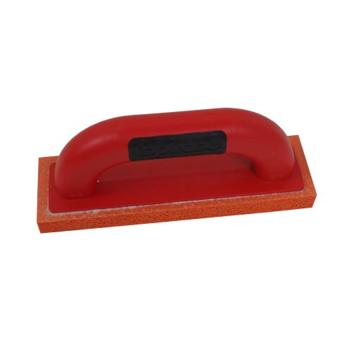 TOPTRADE ABS trowel, fine sponge, slatted, PROFESSIONAL, 220 x 65 x 18 mm