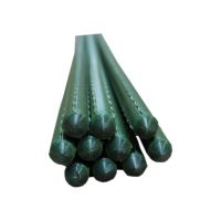 TOPTRADE garden pole, plastic coated, O 11 mm x 90 cm