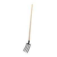 digging fork, small, shaft, 4 spikes