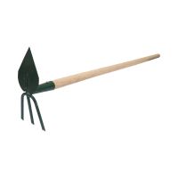 pointed hoe - trident with handle 55 cm, FED