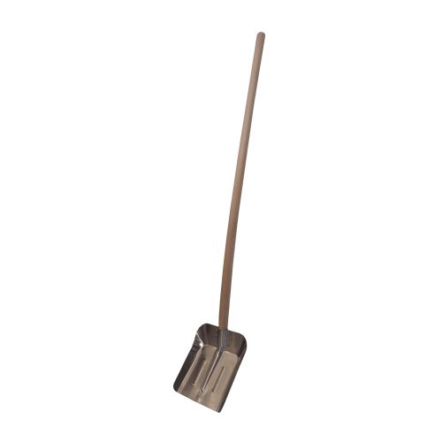 TOPTRADE ALU shovel, large, 2 mm, bent shaft