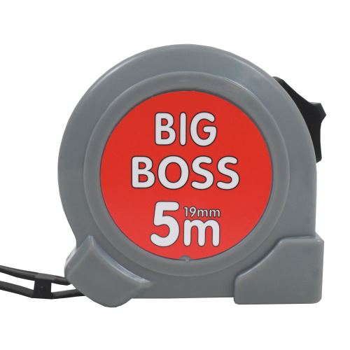 TOPTRADE tape measure, "BIG BOSS", single brake, 19 mm x 5 m (4)