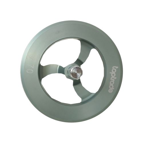 TOPTRADE ALU cutter, for polystyrene, cotton wool, dia. 70 mm